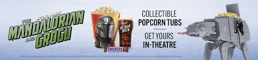 The Mandalorian and Grogu Collectible Popcorn Tubs
